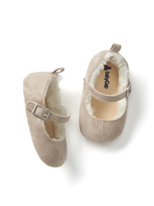 1 of 8 showing, with the color khaki of product Cozy mary janes