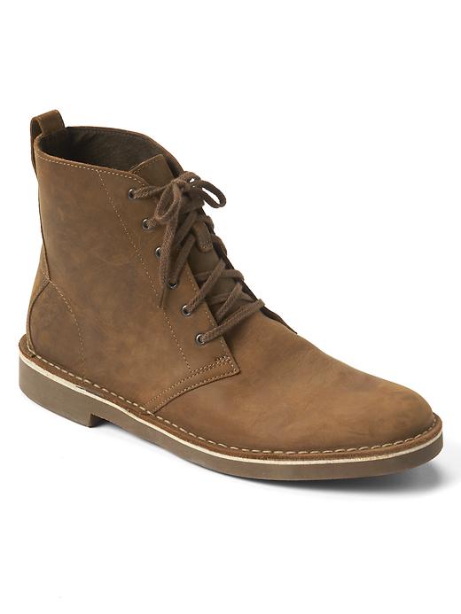 1 of 8 showing, with the color light brown of product Gap + Clarks Bushacre ankle boots