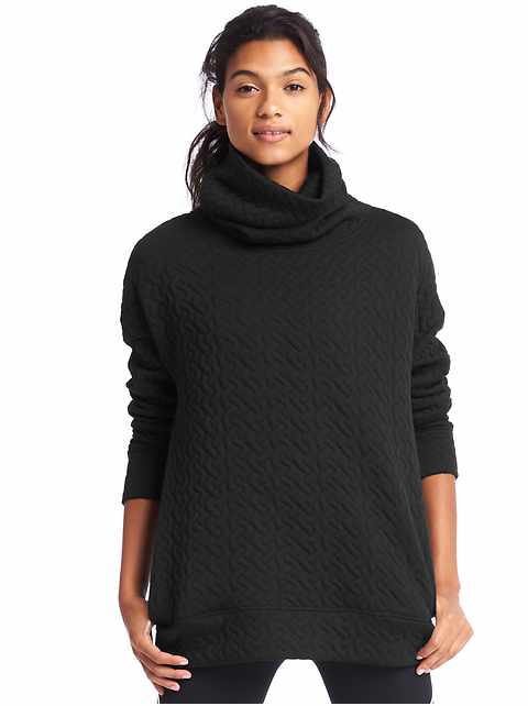 GapFit Quilted Mockneck Sweatshirt Gap Factory | lupon.gov.ph