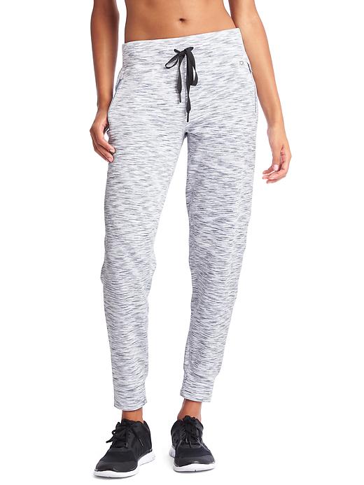 1 of 8 showing, with the color light grey of product Orbital fleece joggers
