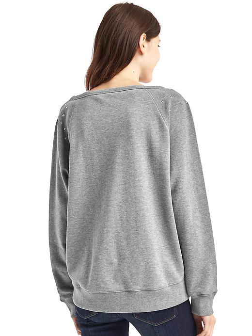 Image number 2 showing, Relaxed stud sweatshirt