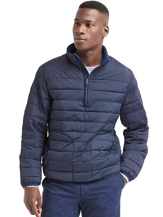 1 of 8 showing, with the color dark night of product ColdControl Lite stretch puffer pullover