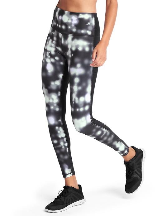 Image number 1 showing, GapFit Blackout Technology gFast print high rise leggings