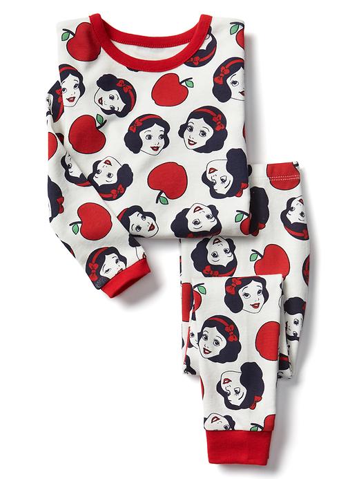 1 of 8 showing, with the color new off white of product Gap × Disney Baby & Toddler Snow White PJ Set