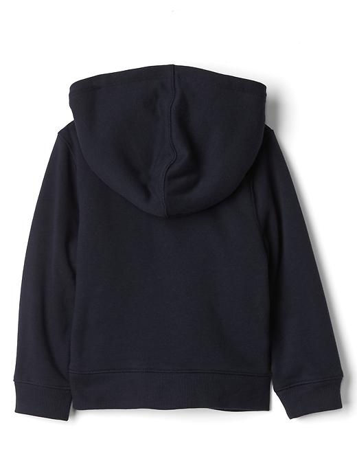 2 of 8 showing, with the color blue galaxy of product Cozy logo zip hoodie
