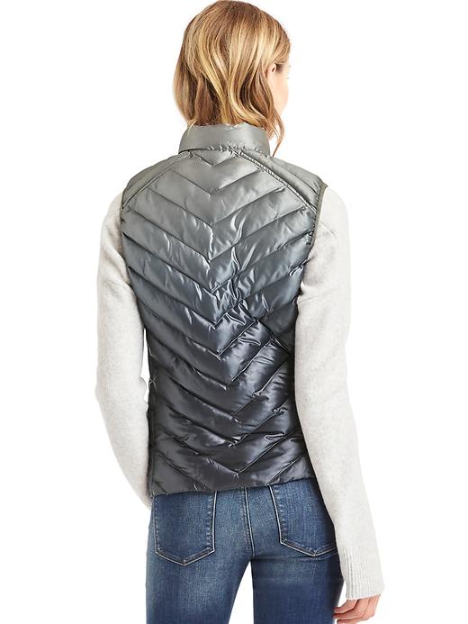 Ombre puffer vest sales