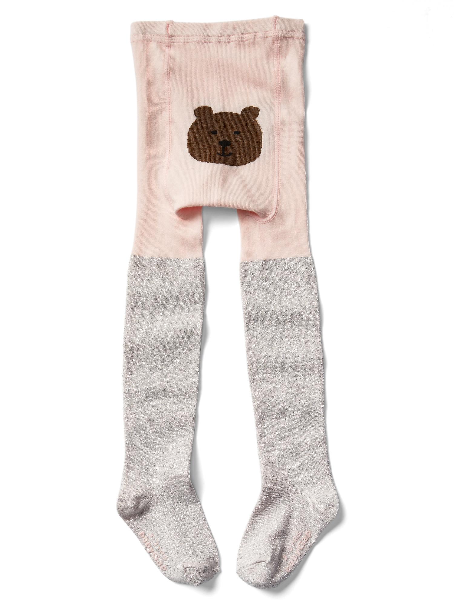 Shimmer sweater tights Gap