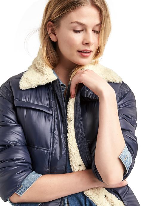 ColdControl Max sherpa-lined puffer jacket | Gap