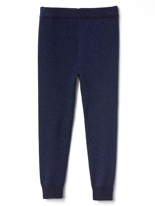 2 of 8 showing, with the color blue galaxy of product Sparkle sweater leggings