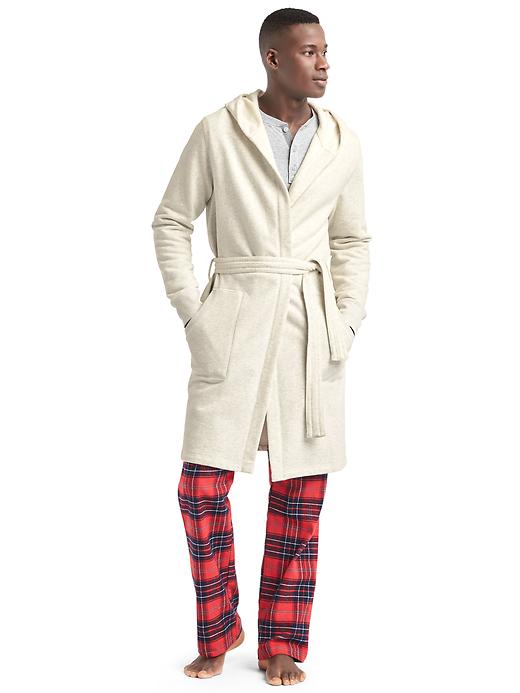 Image number 3 showing, Fleece Lounge Robe