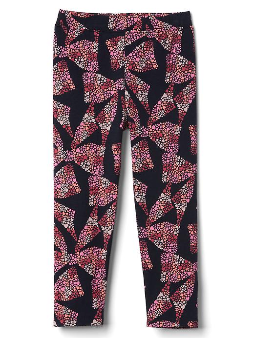1 of 8 showing, with the color navy bows of product Printed leggings