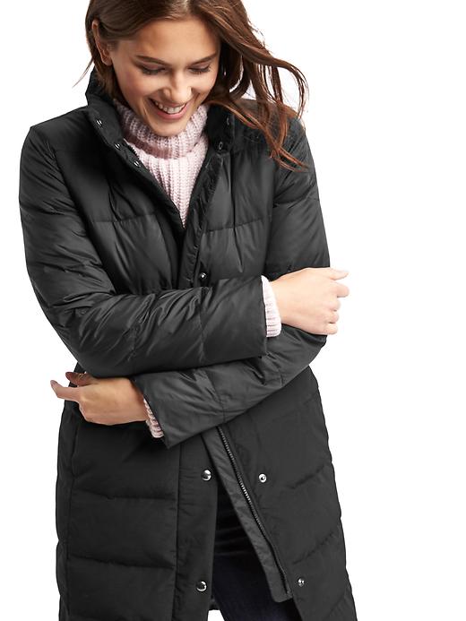 Image number 5 showing, Long down puffer coat