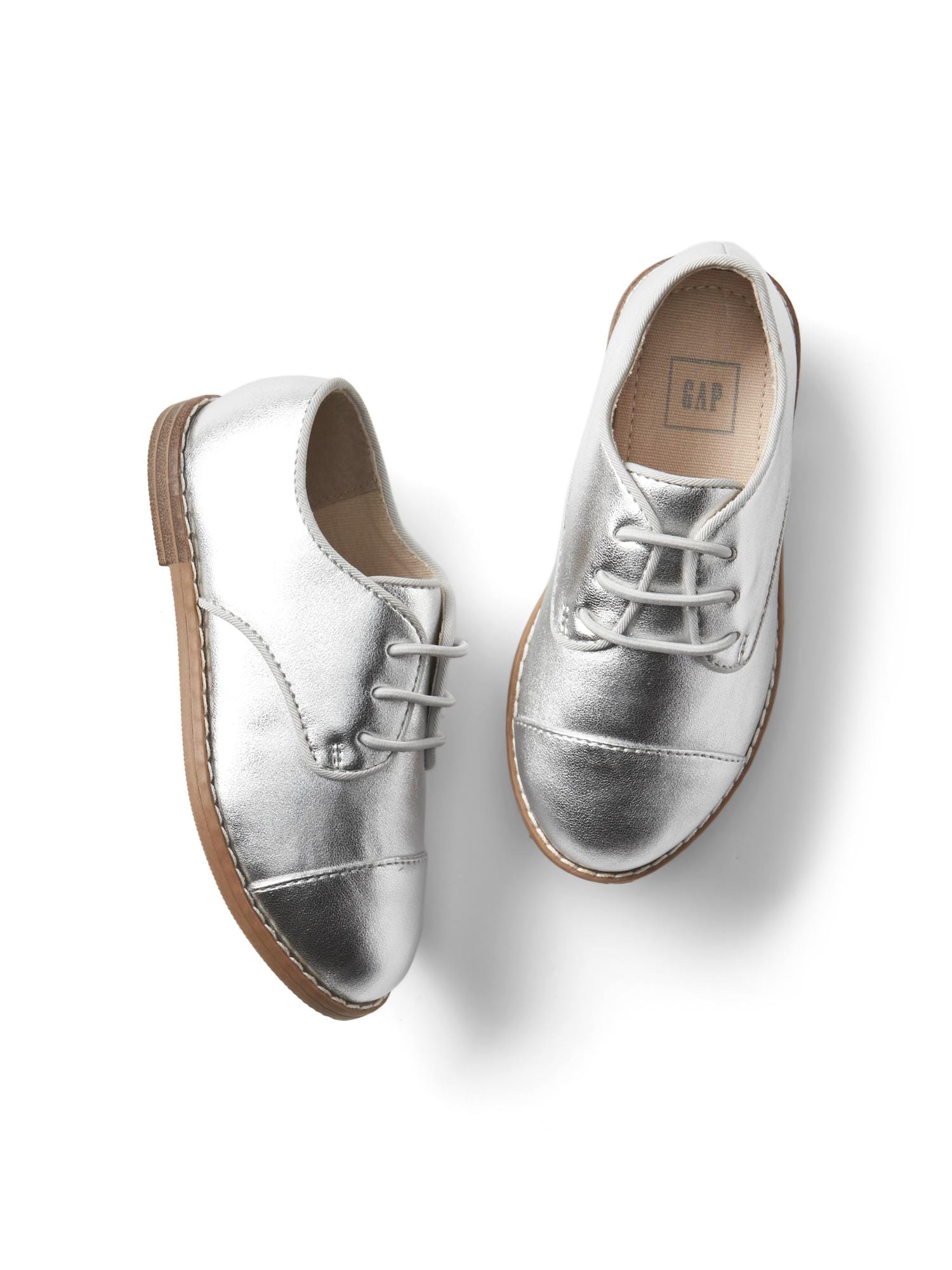 Metallic oxfords shop
