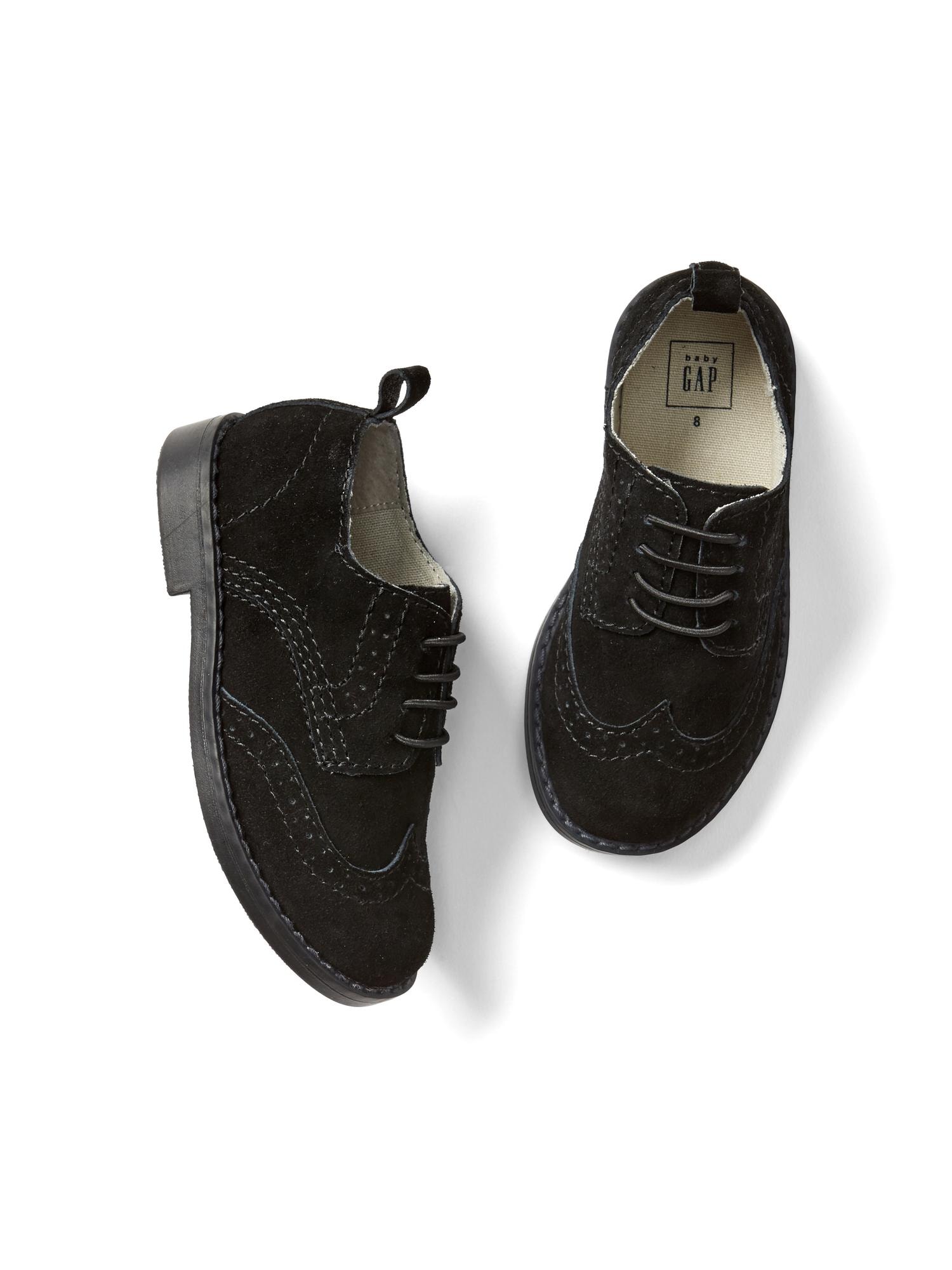 Toddler Suede Wingtip Oxfords Gap