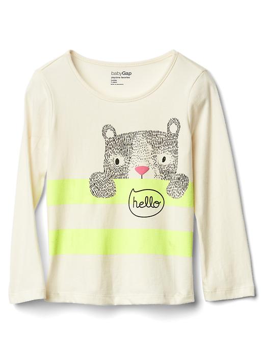 1 of 8 showing, with the color bear of product Embellished graphic tee