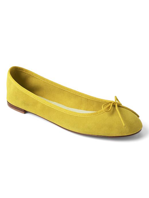 1 of 8 showing, with the color lime of product Cinch ballet flats