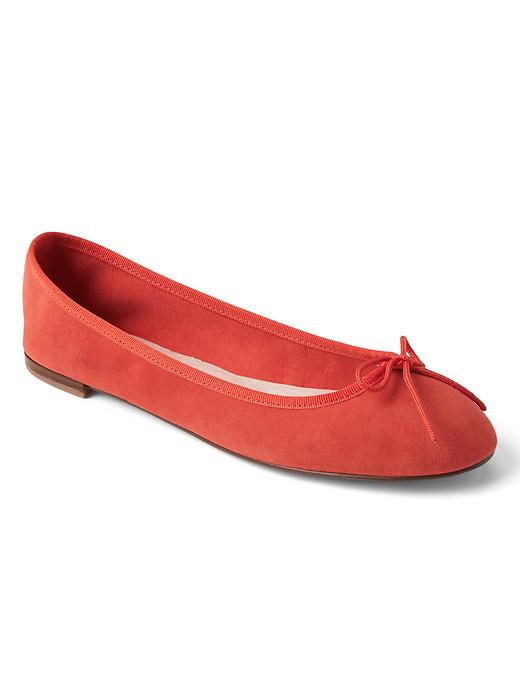 1 of 8 showing, with the color coral of product Cinch ballet flats
