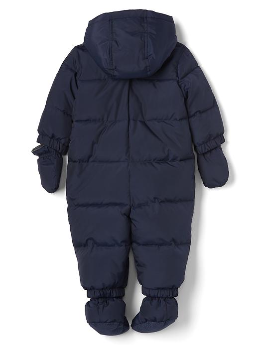 2 of 8 showing, with the color dark night of product Warmest down snowsuit