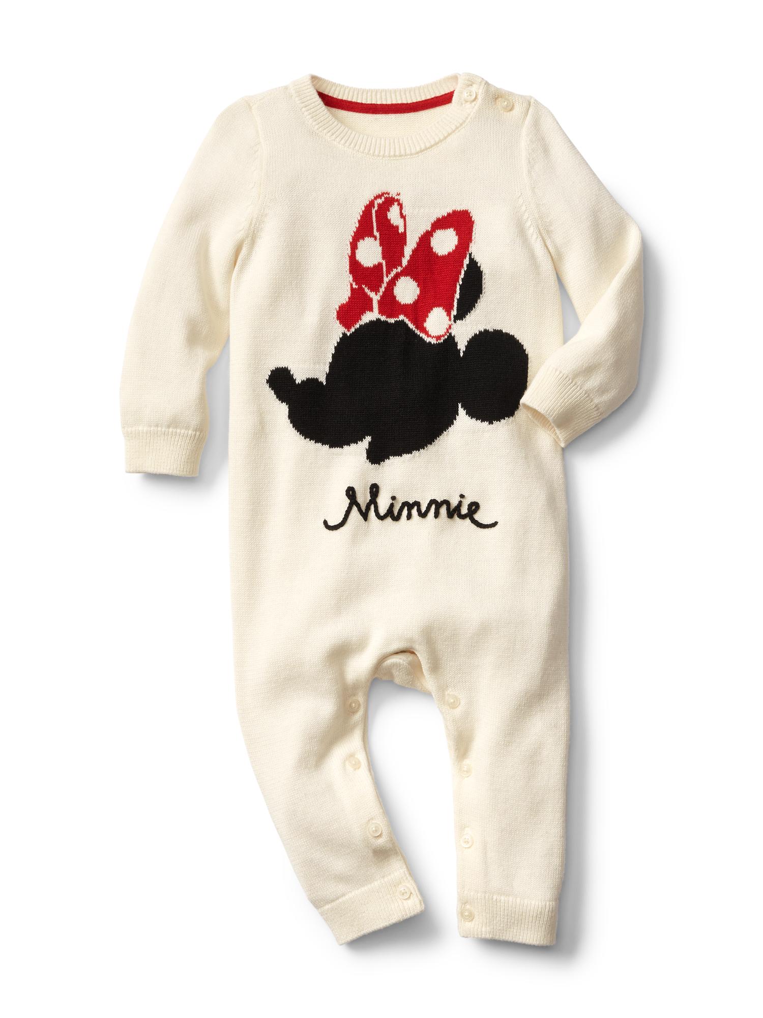 babyGap Disney Baby Minnie Mouse sweater one piece Gap