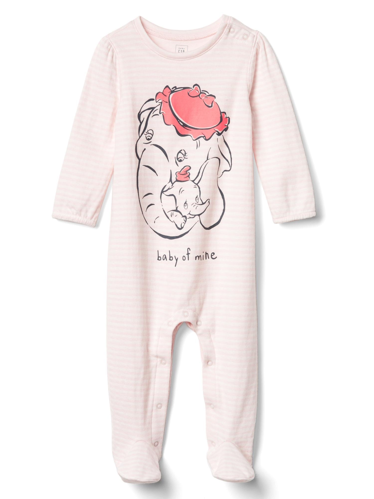 babyGap Disney Baby Dumbo double face footed one piece