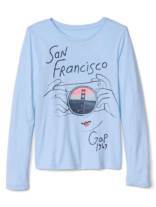 1 of 8 showing, with the color san francisco of product City snapshot tee