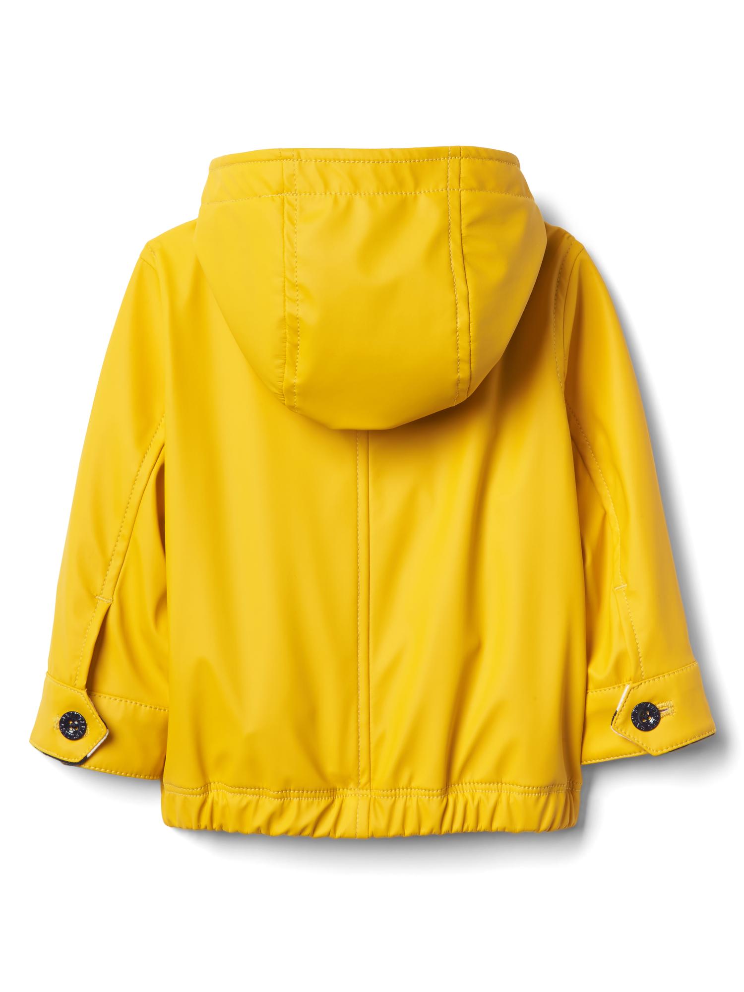 Jersey lined rain slicker