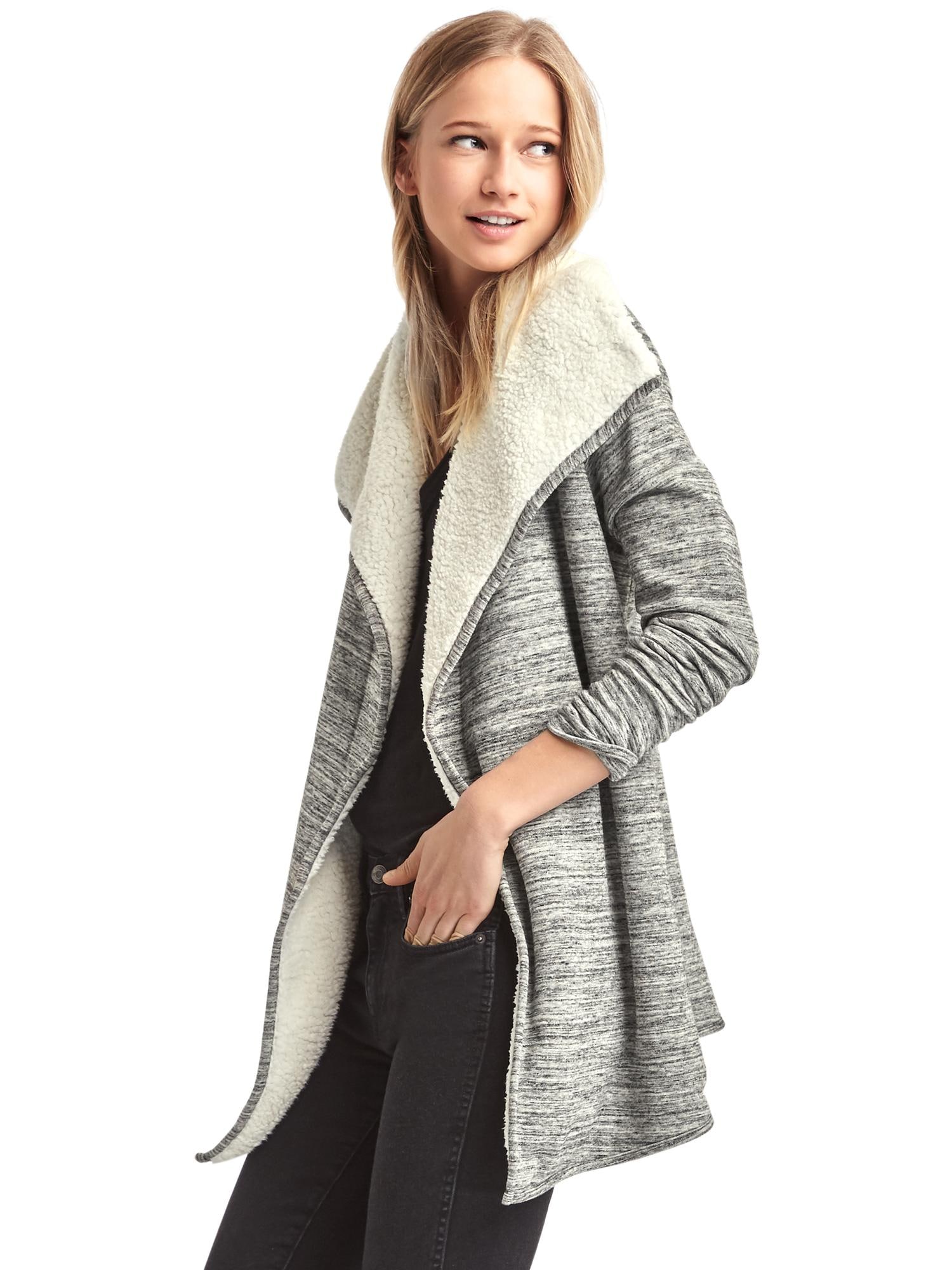 Gap sherpa lined shop cardigan