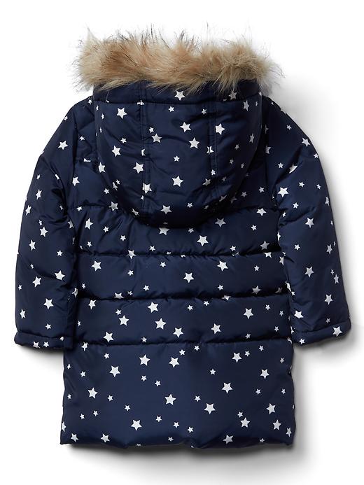 2 of 8 showing, with the color star of product Fur-trim duffle jacket