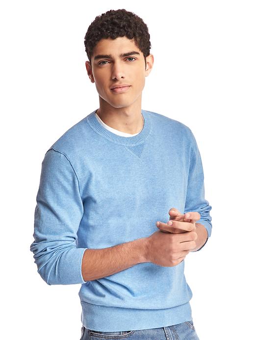 Image number 10 showing, Cotton crewneck sweater