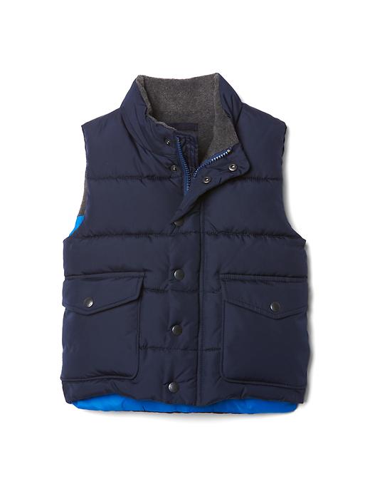 1 of 8 showing, with the color crayon true indigo of product ColdControl Max puffer vest