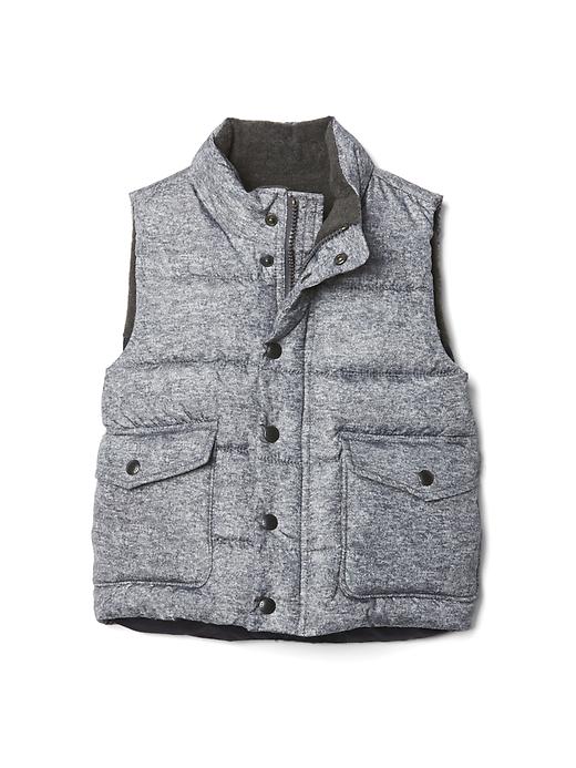 1 of 8 showing, with the color heather grey of product ColdControl Max puffer vest