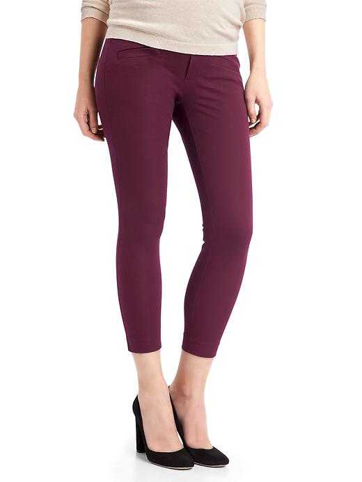 View large product image 1 of 1. Maternity Full Panel Skinny Pants with Bi-Stretch