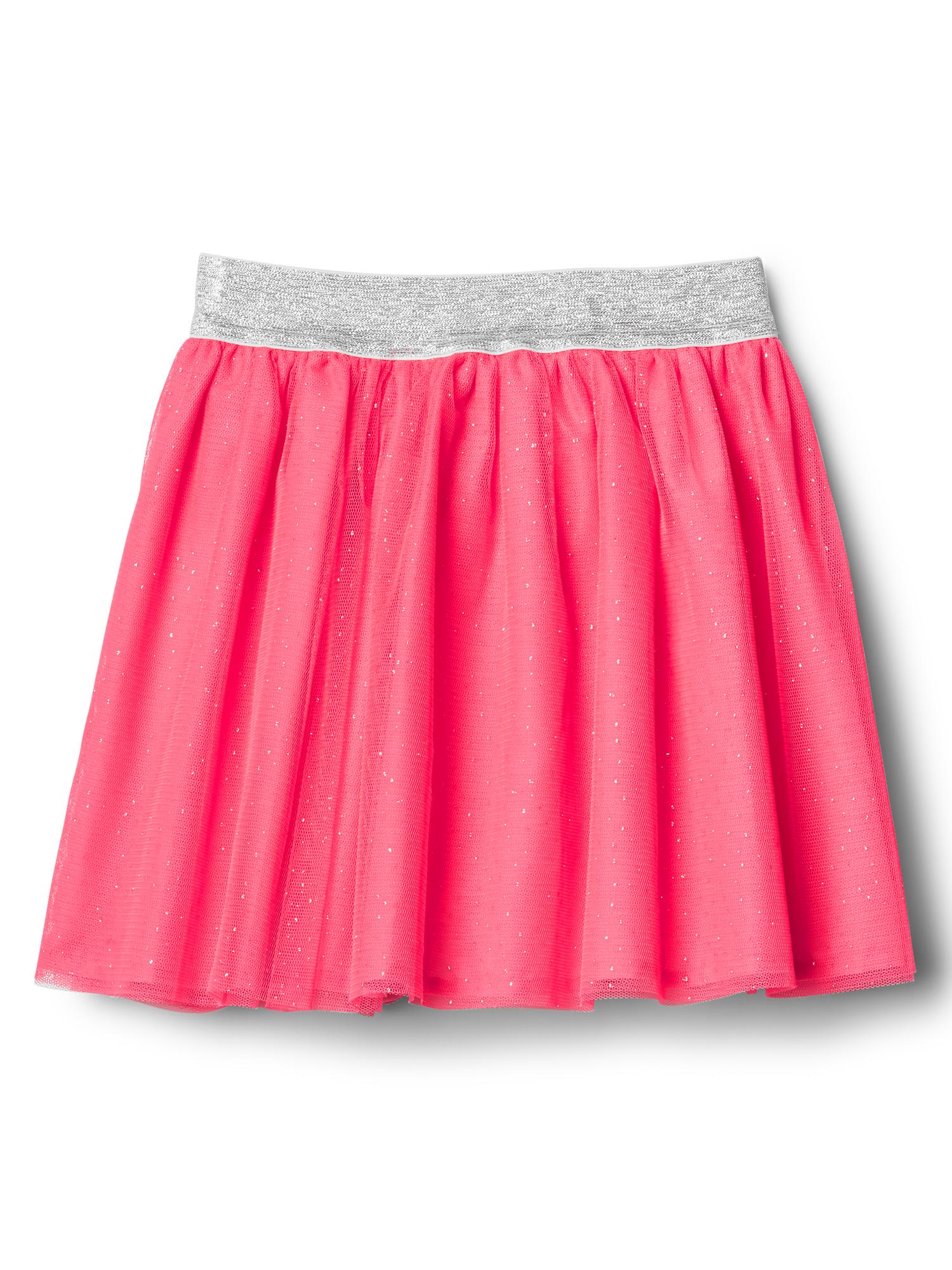 Shimmer neon tulle skirt | Gap