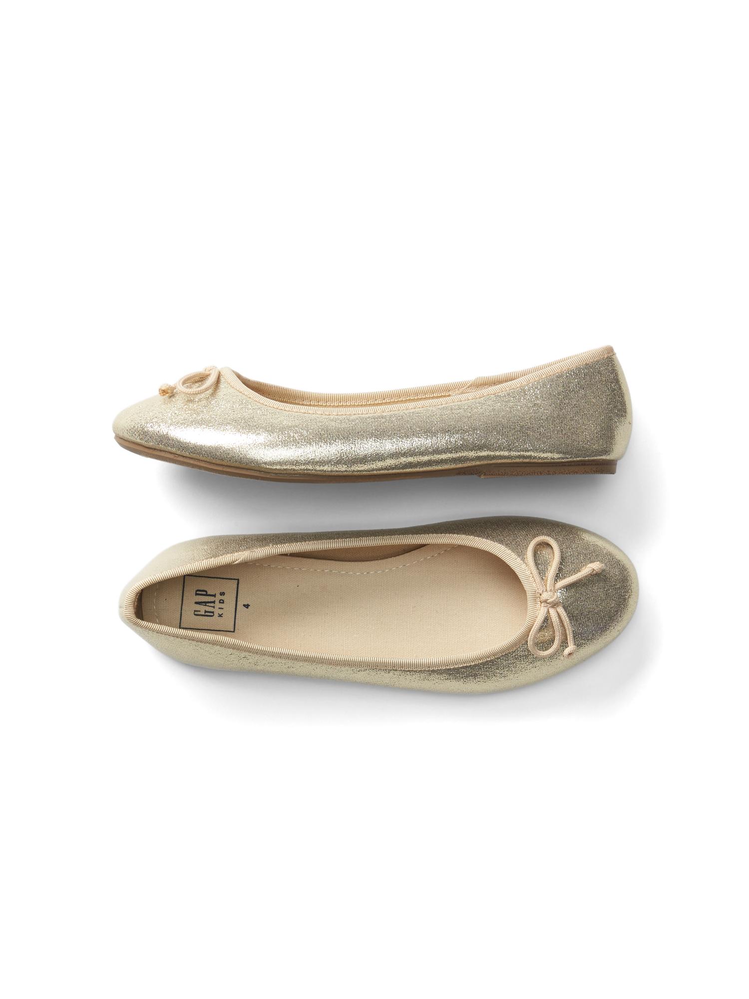 Glitter ballet flats