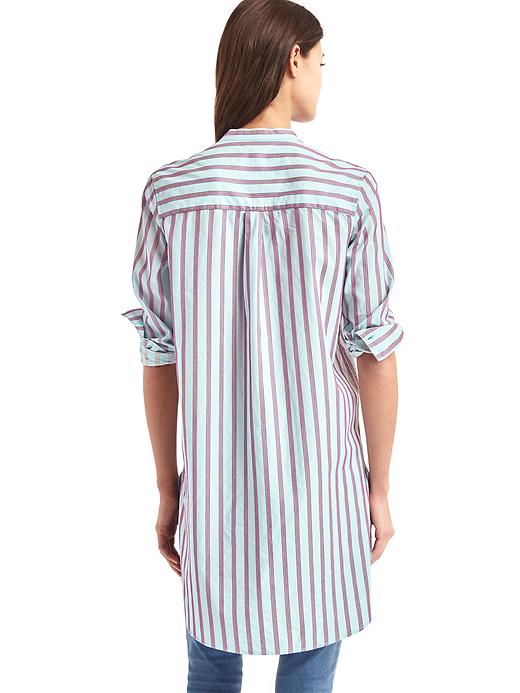 Image number 2 showing, Stripe band collar tunic