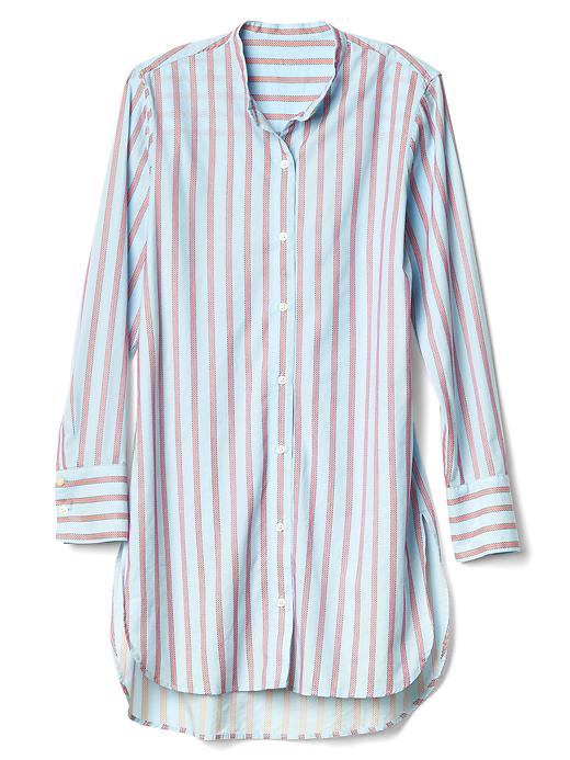 Image number 6 showing, Stripe band collar tunic
