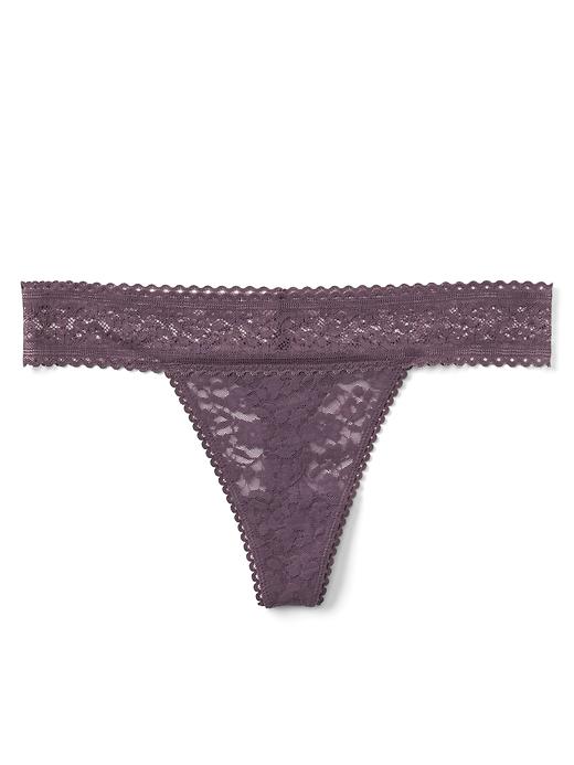 Image number 4 showing, Supersoft lace thong