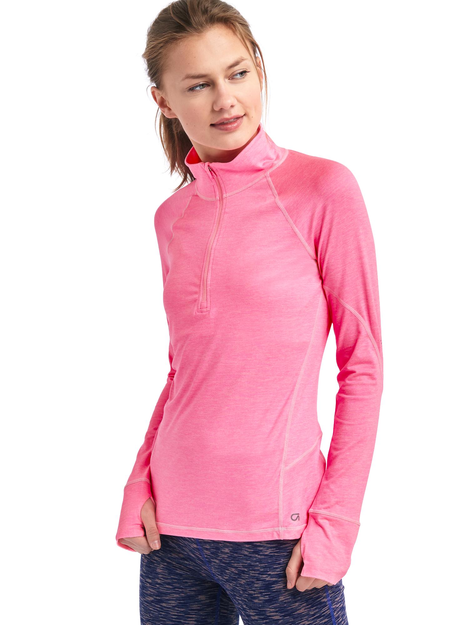 Brushed halfzip pullover Gap