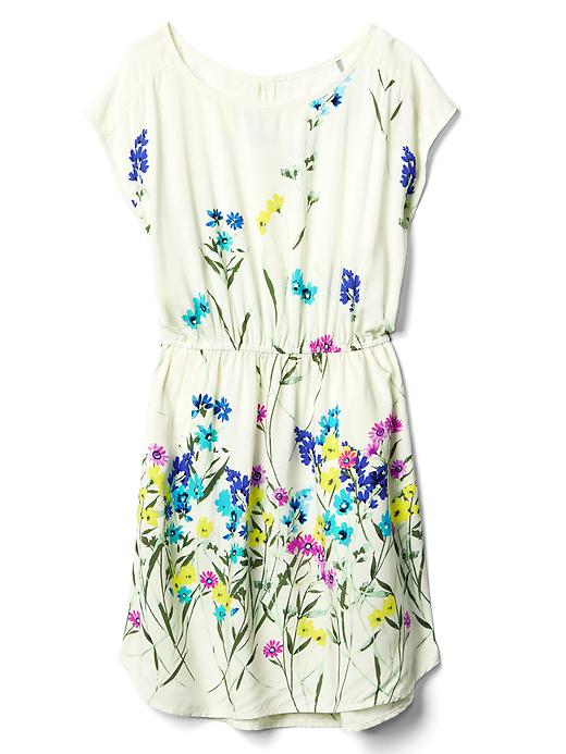 2 of 8 showing, with the color pink floral of product Print easy dress