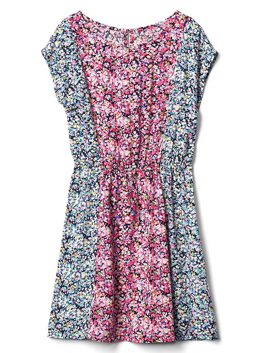 2 of 8 showing, with the color floral print of product Mix-print easy dress