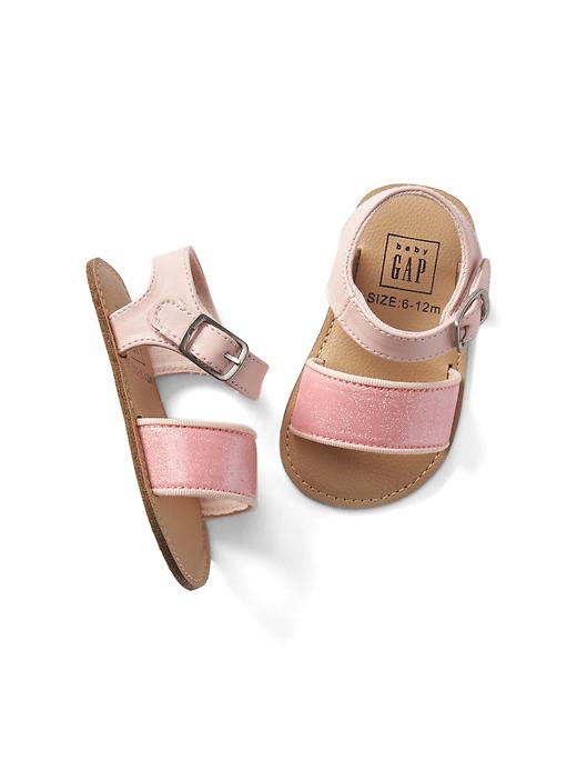 View large product image 1 of 1. Shimmer sandals