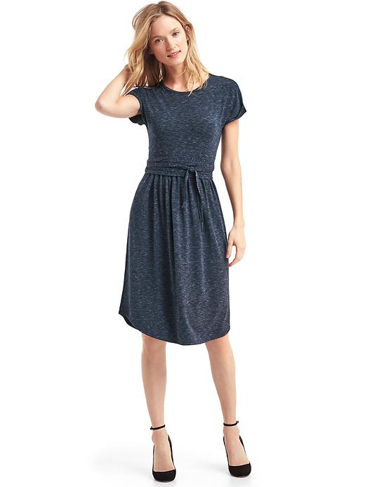 View large product image 1 of 1. Modal spacedye tie dress