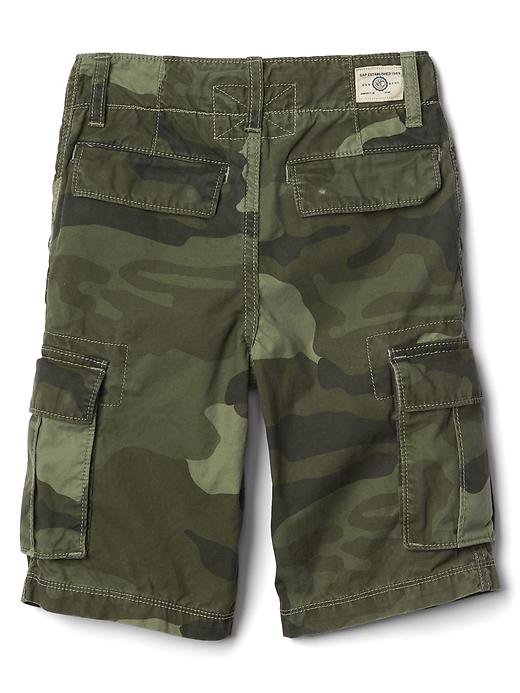 Camo cargo shorts