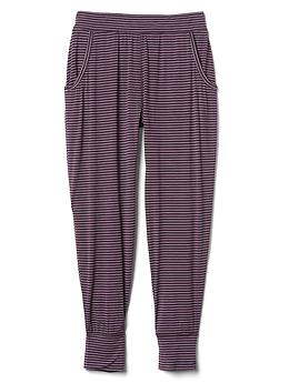 gap print joggers in modal