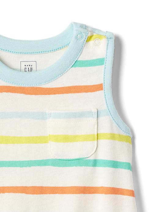 Shorty One-Piece, Americana Stripe