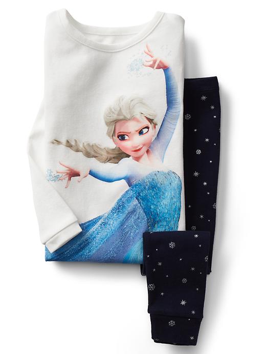 1 of 8 showing, with the color new off white of product babyGap &#124 Disney Baby Elsa sleep set