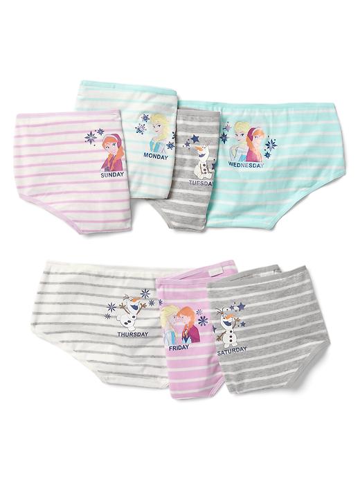 1 of 8 showing, with the color multi of product GapKids &#124 Disney Days-of-the-Week Hipster (7-Pack)