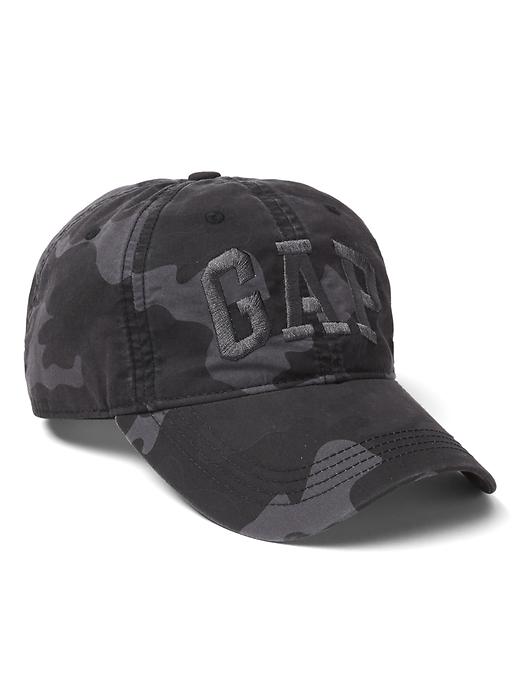 Gap Mens Logo Camo Baseball Hat Black 
