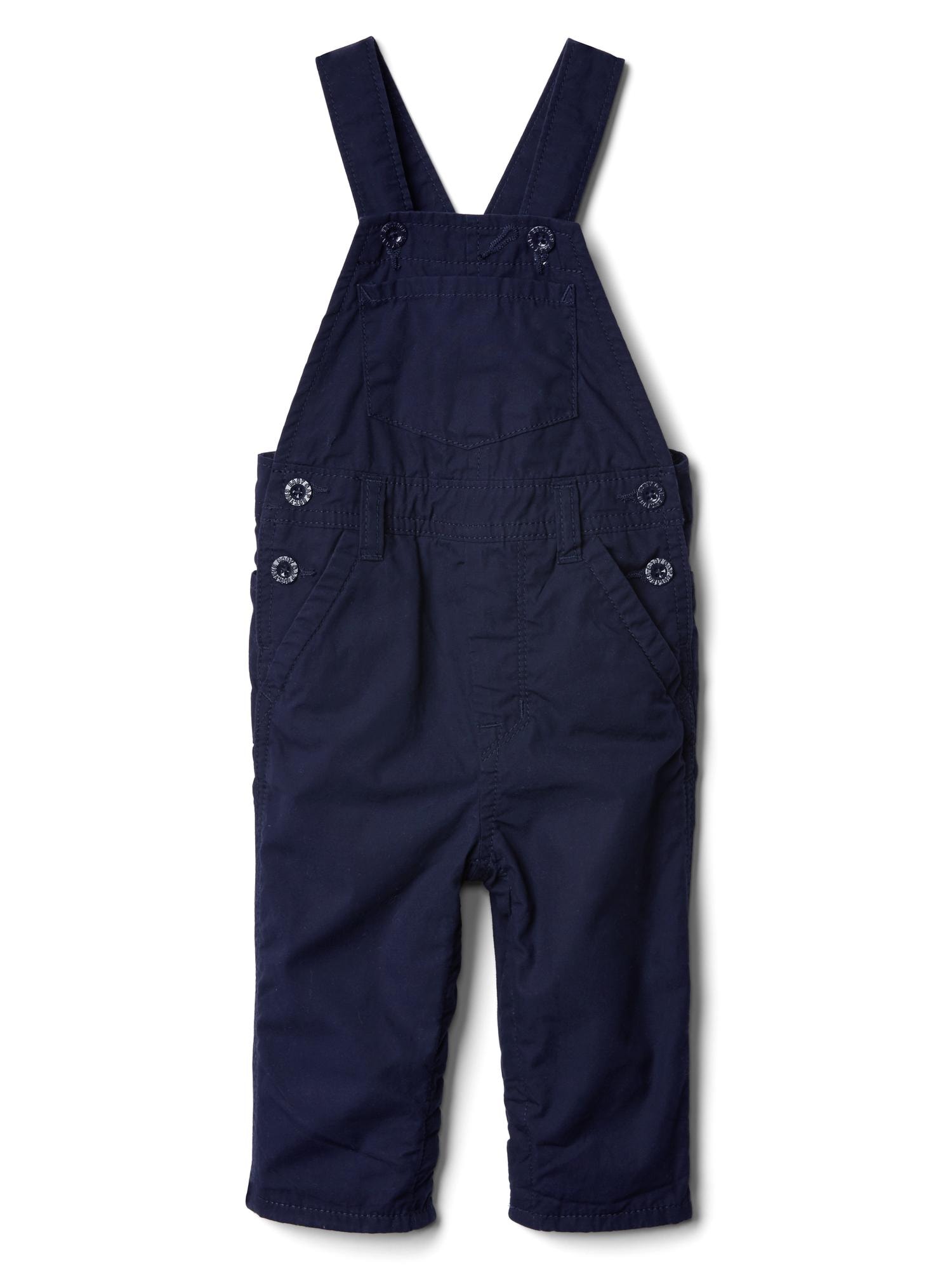 Jerseylined overalls Gap