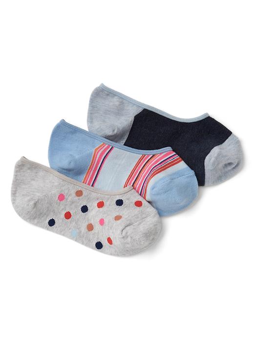 View large product image 1 of 1. Print no-show socks (3-pairs)